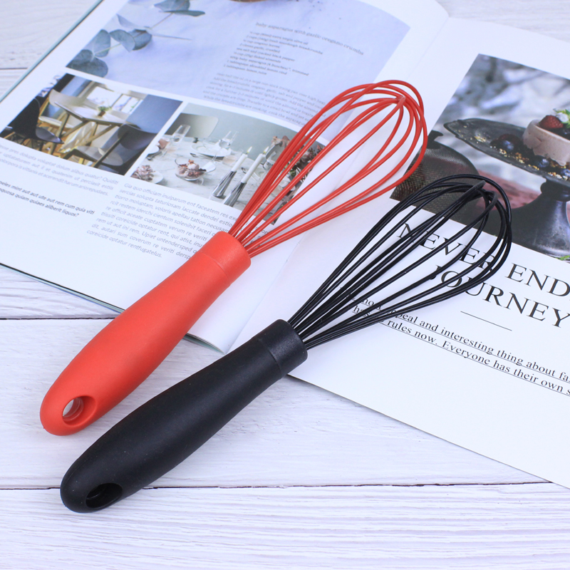Manual egg beater silicone egg beater household baking tool egg white cream batter stir stick egg pumping