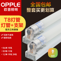 Tube LED Op T8 ultra-lumineux à économie dénergie lumière blanche à double extrémité support de protection des yeux de 1 à 2 mètres de long verre OPPLE