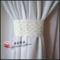 Lace lace lace lace magic with Korean decoration milk white curtain with door curtain