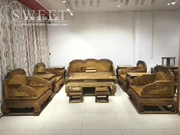 Xianyou gỗ gụ nội thất cổ điển Jinsi Nanmu Xiangyun Throne bộ sofa biệt thự câu lạc bộ khách sạn câu lạc bộ phong cách Trung Quốc - Bộ đồ nội thất