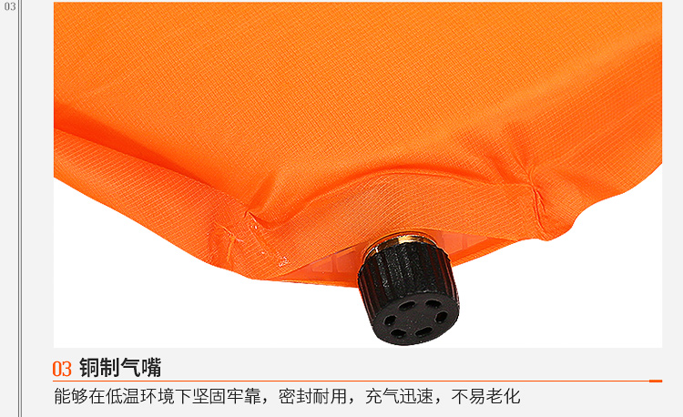 Trackman ngoài trời đơn leo núi nhẹ leo núi cắm trại Độ ẩm pad tự động đệm bơm ngủ - Thảm chống ẩm / Mat / Gối thảm trải du lịch