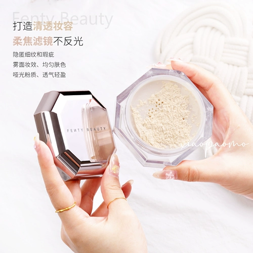 Связанный склад Fenty Beauty Rihanna Filter San Powder мгновенно безупречно фиксированный макияж сделает Make Maky Matte 28G