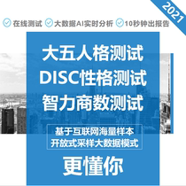 Talent assessment Big Five Personality test DISC Personality behavior Psychological test IQ test Career assessment