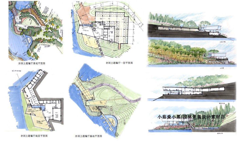 T2008成都麓湖绿地公园园林景观设计方案CAD施工图纸平面图...-7