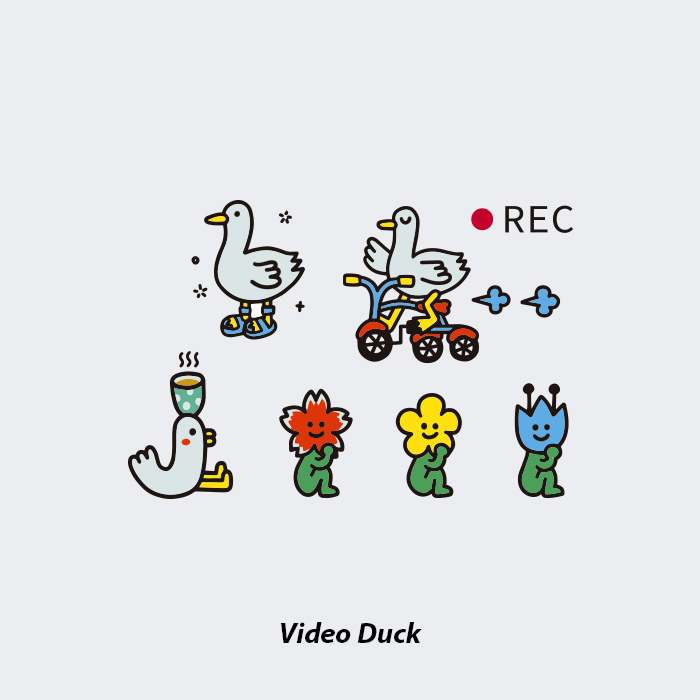 Neuf Duck Flower Waterproof Tattoo Sticker Cute Little Picture Bicycle Duck Duck Recording Logo Girl Sticker Neuf Duck Flower Waterproof Tattoo Sticker Cute Little Picture Bicycle Duck Duck Recording Logo Girl Sticker