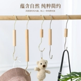 Tochigi Cring Scarf Scrate Shop Shop Shop Cring Shelter Versing Version of Log Display Props Комбинированный крюк с твердым деревом
