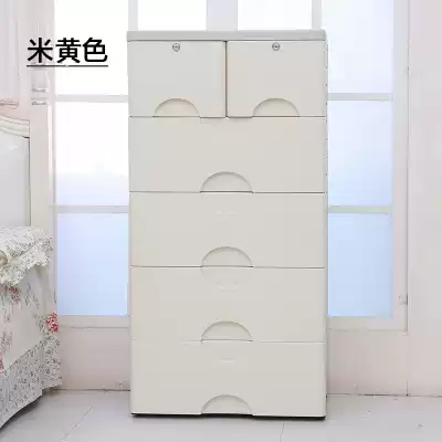 Simple solid color 58-66 wide King drawer storage cabinet plastic storage cabinet wardrobe finishing cabinet shoe cabinet
