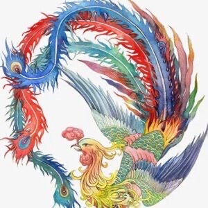 凤启绣庄的LOGO