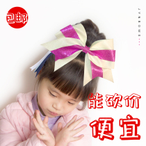 La La exercise Hair accessories Cheerleading hair accessories Head flower hair circle Sports games Gymnastics performance activities Children kindergarten students