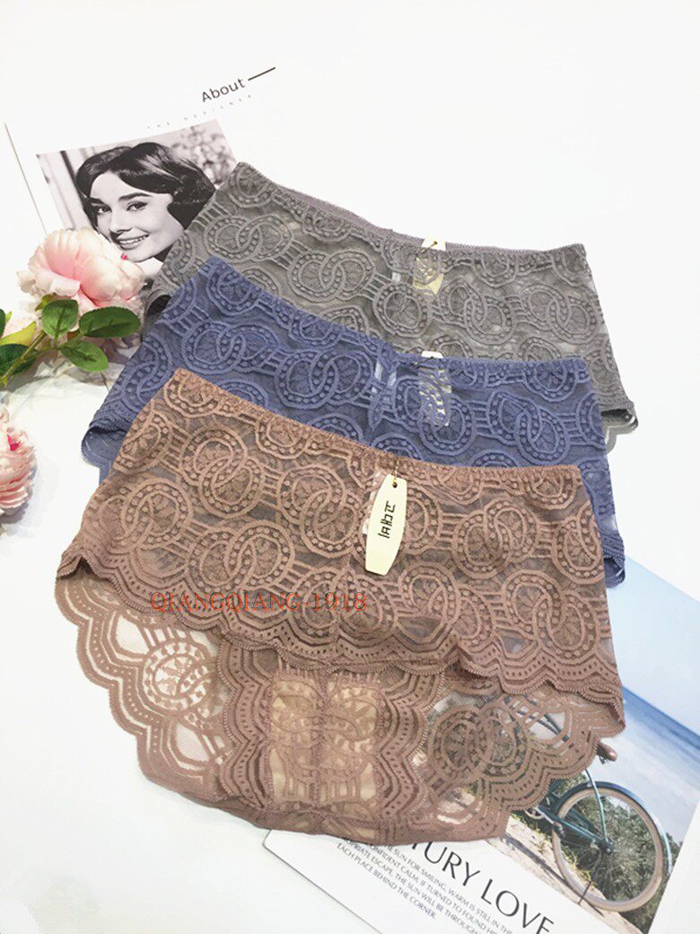 Gufei 2761 lace soft and comfortable waist bag hip ladies briefs cotton crotch summer thin pants shorts