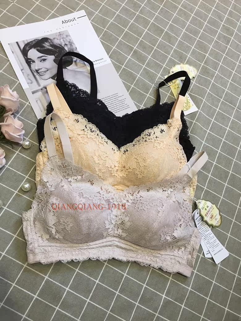 Gu Fei 9062 lace thin section healthy maintenance comfortable underwear no steel ring breast support beautiful back bra summer women's bra