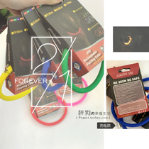 Led night Anti-loss Pet charge Item Circle Silicone Glowing Cat Dog Neckline Small Dog Large Dog Neck Ring