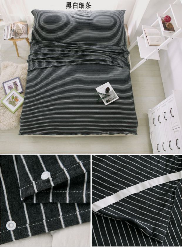 Khách sạn cotton Scorpio trên túi ngủ bẩn tấm du lịch đôi du lịch trong nhà vệ sinh di động bông dệt kim ngoài trời - Túi ngủ túi ngủ hình cá mập cho người lớn