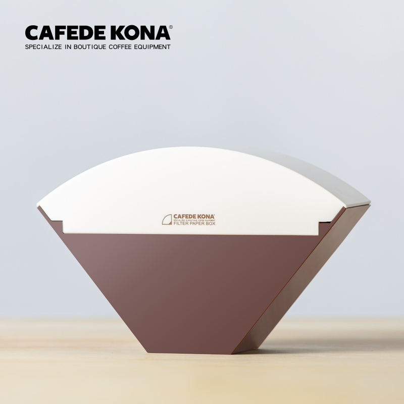 CAFEDE KONA coffee filter paper box coffee filter paper storage box filter paper hanging dust box