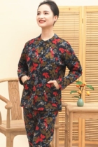 Amy mulberry silk quilted jacket womens short old man cotton clothes female mother winter silk cotton coat 60 years old 70 years old 80 years old 80 years old 80 years old 80 years old 80 years old 80 years old 80 years old 80 years old