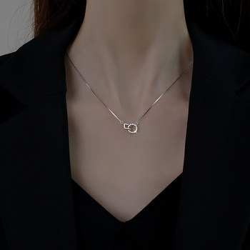 925 sterling silver necklace women's summer 2022 new 2021 light luxury niche design accessories high-end clavicle necklace