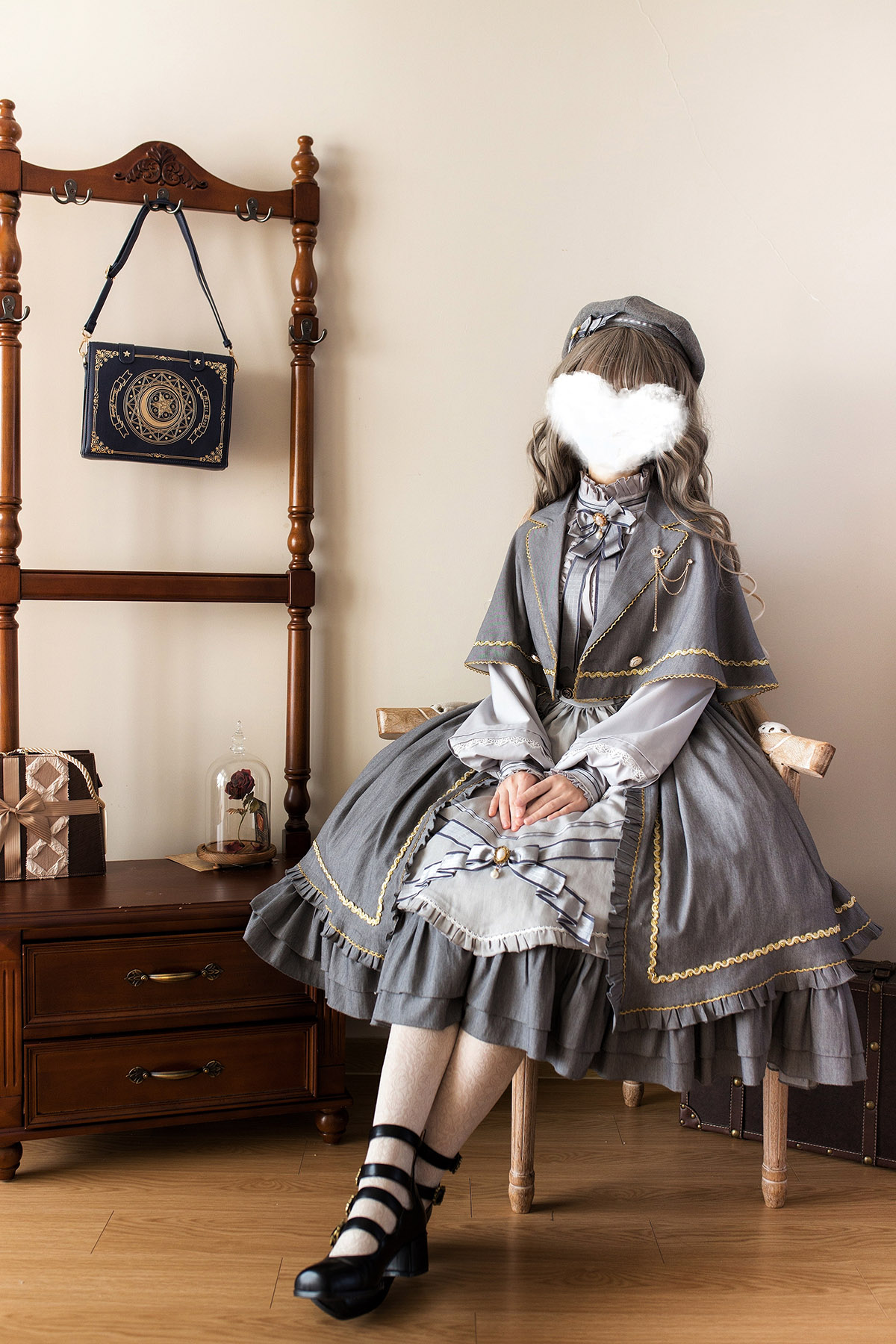 (Mcluster) spot Weir's letter M55 Meow Star Mission Original cla Department lolita