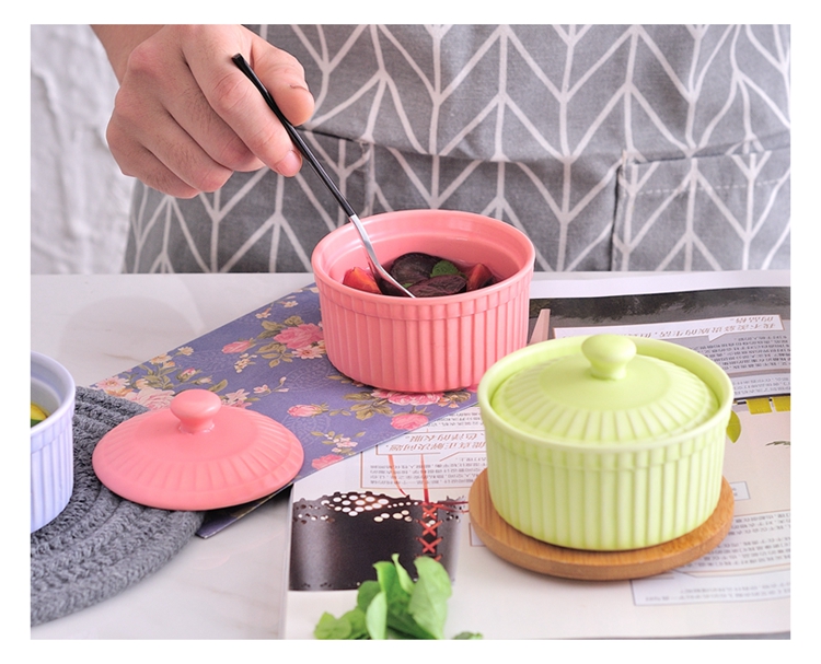 Jade Butterfly Ceramic Covered Suffolk Roiled Bowl Bộ đồ ăn nướng Khách sạn Sauce Bát Bát nhỏ dĩa nhỏ