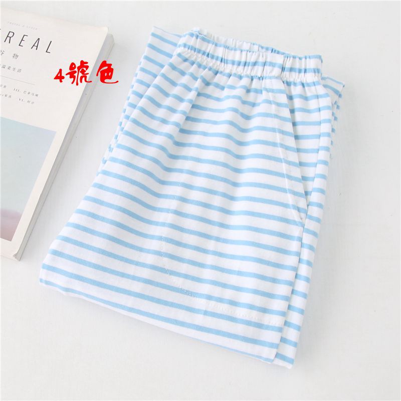 Quần pyjama cotton nữ mùa xuân và mùa thu quần sọc mỏng nhà quần buổi sáng tập yoga quần cotton không thể mua được bóng quần âu nữ