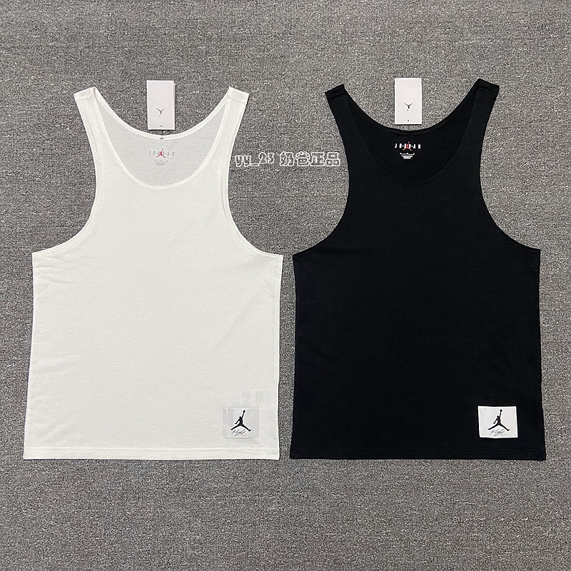 Nike Jordan Basketball Knitted Cotton Sleeveless Loose-Fitting Fitness Vest Dx9586-010-100