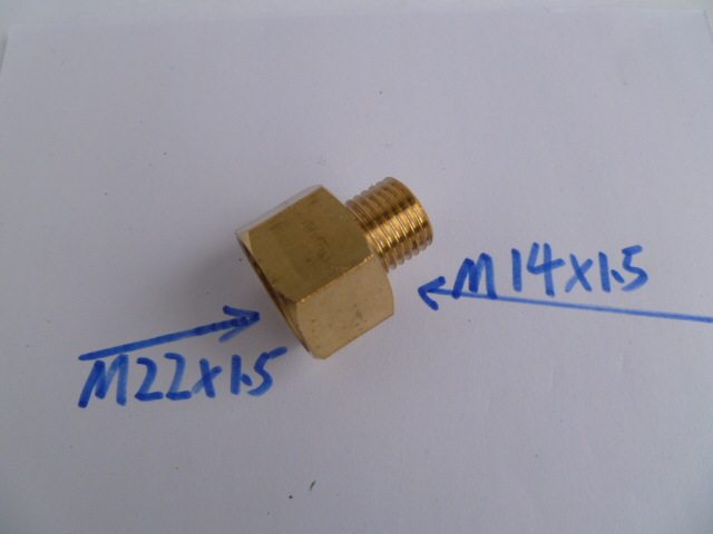 High Pressure Cleaner Tube Modified Motorized Spray Machine Tube Conversion Joint Inside M22 * 1 5 Transexternal M14 * 1 5-Taobao