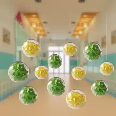 Kindergarten creative decorations classroom air hanging decoration shopping mall environment layout corridor shop roof hanging ornaments