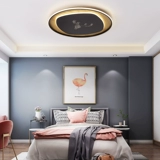 Современный и минималистичный ультратонкий светодиодный креативный потолочный светильник для спальни, китайский стиль