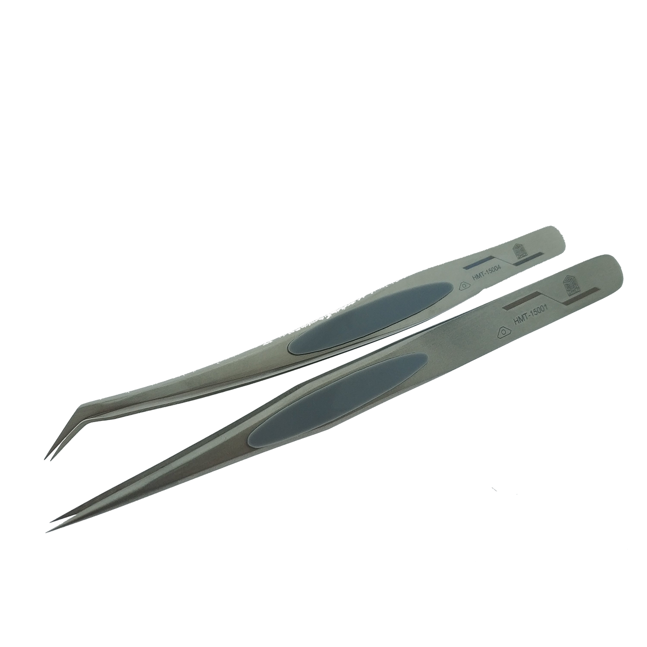 (Night workshop) HZT box brand tweezers High precision tweezers straight head elbow Silicone non-slip matte matting