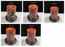 Nightclub features Red Cedar Circle Square Natural defect Wood tumor Base Wooden floor platform Warhammer Portrait