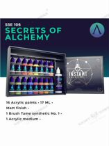 Scale75 SSE-106 SECRETS OF ALCHEMY selected magic pigment contrast lacquer small wooden box set
