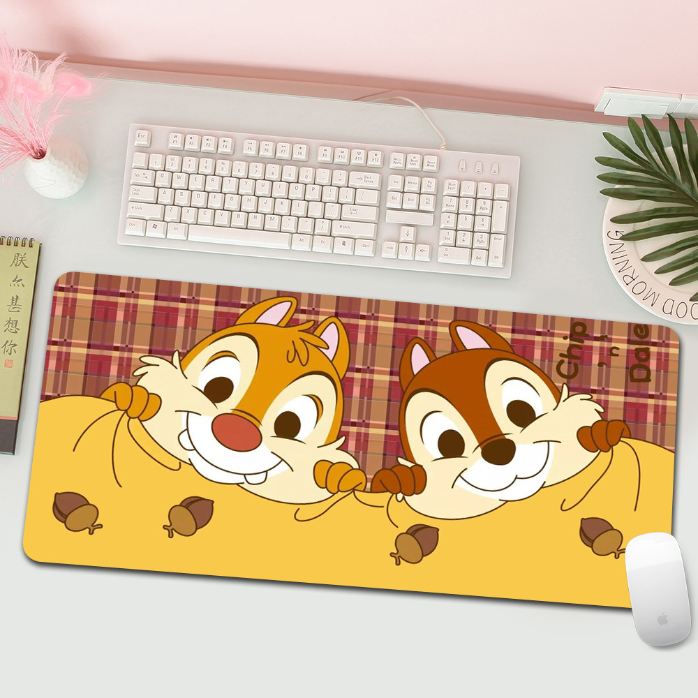 Ultra large number of mouse pads Small Bear Vinny Chittiti Flower Chestnut Rat Lock Side Table Mat Office Custom Computer Keyboard Cartoon