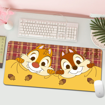 Oversized mouse pad Pooh bear Chichtiti Chititi chipmunk lock edge desk pad office custom computer keyboard cartoon