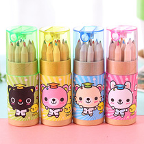 Cute doctor bear color pencil 12 color Primary School students lead childrens art painting supplies painting non-toxic
