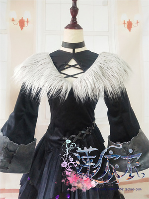 taobao agent [Ping Yiyi] Final fantasy FF14 Yaxiu Tella Black Magic Magic Magic Pluffy cloth COS clothing customization