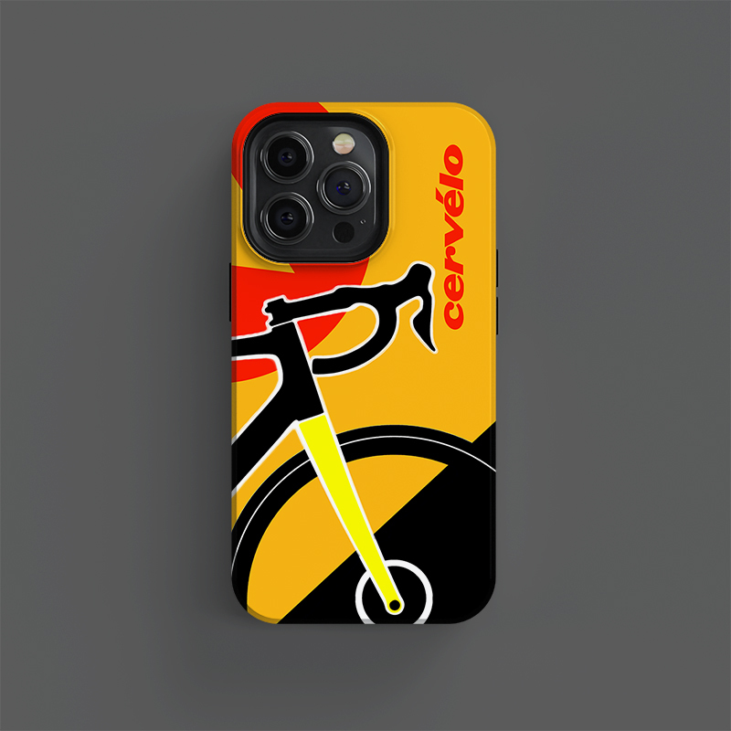 Dizsy Tour De France Team-Style Road Bike Paint Design with a Misprinted Goose-Colored Velore R5 Phone Case, Suitable as a Commemorative Gift for Cervelo Fans