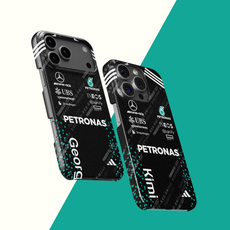 Dizsy 2025 Mercedes-Benz Racing George Russell Mercedes F1 Team Kimi Antonelli Fan Merchandise Phone Case Dizsy 2025 Mercedes-Benz Racing George Russell Mercedes F1 Team Kimi Antonelli Fan Merchandise Phone Case