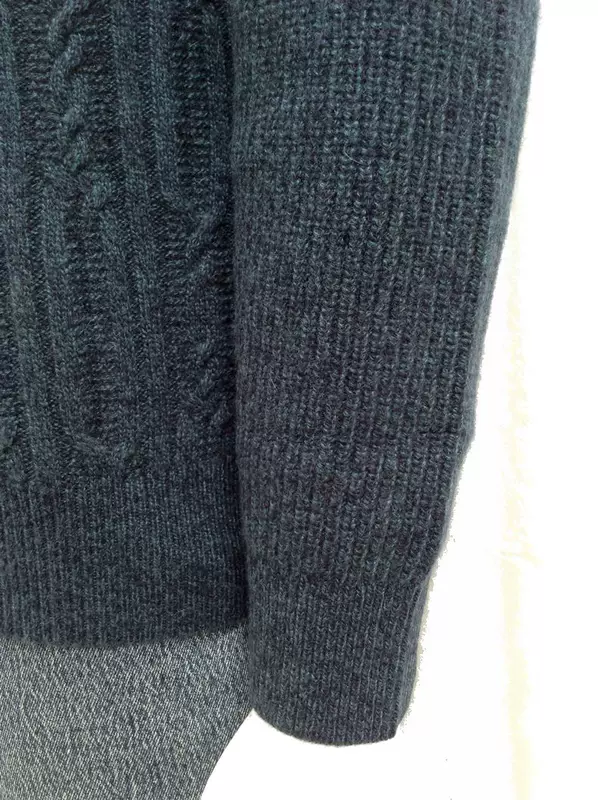 Bộ đếm chính hãng 2019 Hellmans K775B72 nam nửa áo len cashmere cao cổ mùa đông - Áo len Cashmere