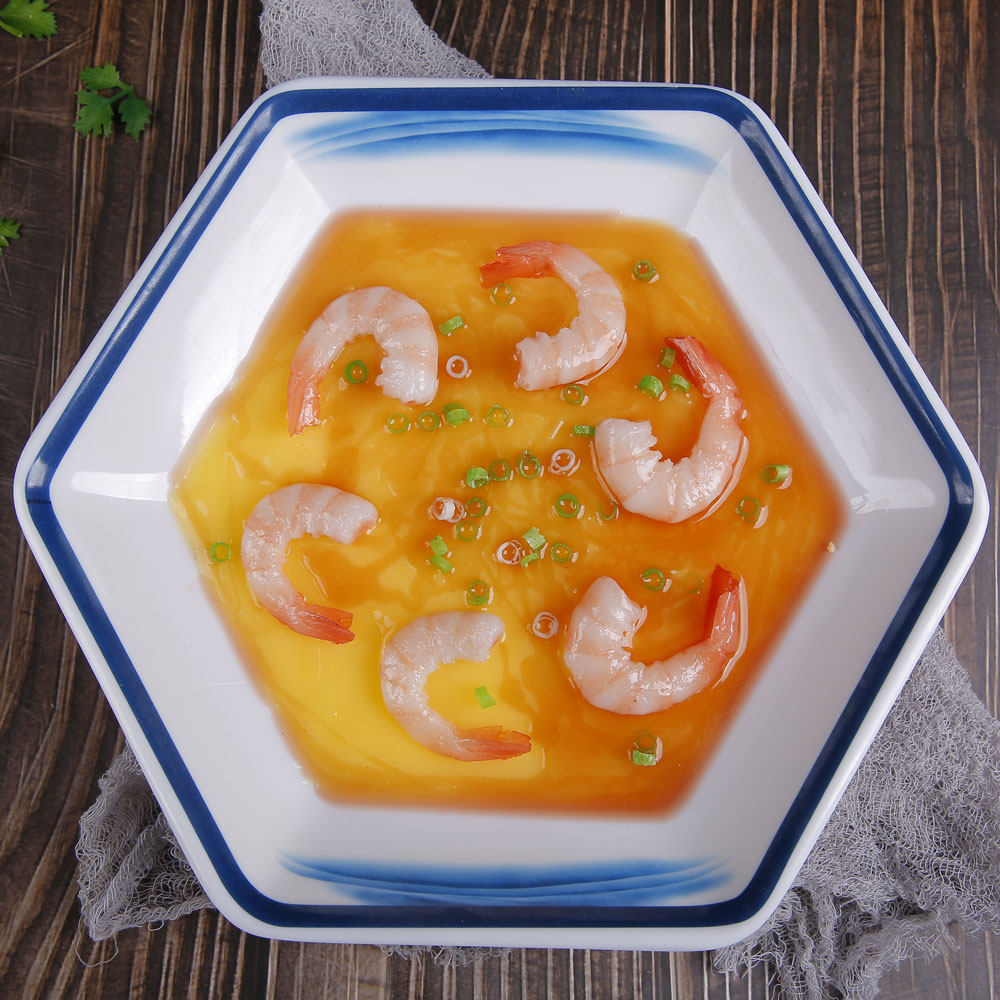 Simulation Fresh Shrimp Steamed Egg Model Simulation Props Show Sample Custom Fake Food Hotel Gourmet Food Products Molds