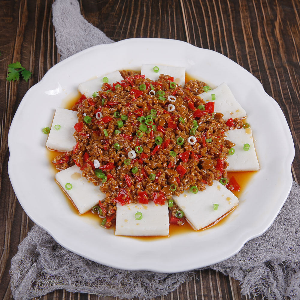 Simulation meat foam steamed tofu model simulation props display sample custom fake food restaurant gourmet dish mold