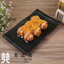 New custom simulation fried snack meat floss octopus meatballs food food model sample photography props cabinet