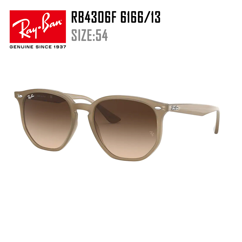 4306 Light Brown Gradient 616613rayban Lei Peng Sunglasses man Sunglasses female  square drive a car  Official flagship store 4387