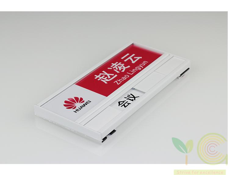 Treo hợp kim nhôm vị trí làm việc thẻ trạng thái chuyển đổi trạm ghế nhân viên thẻ tùy chỉnh vị trí thẻ dấu hiệu - Thiết bị đóng gói / Dấu hiệu & Thiết bị