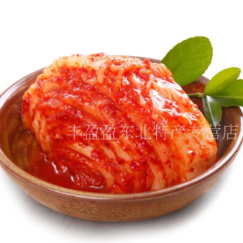 Korean-style spicy cabbage Northeast North Korean style spicy cabbage kimchi 500g 250s