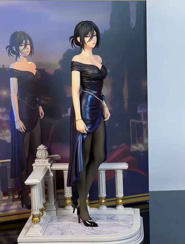 Authentic Model Power Attack on Titan Night Feast Mikasa Figure Statue Limited Edition Available for Overseas Shipping