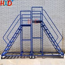 Climbed truck movable freight elevator supermarket factory warehouse cargo elevator stacker