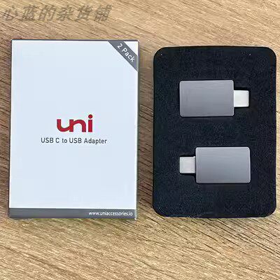 Uni Alloy Otg High-Speed Usb-C to Usb3.0 Adapter Usb-C Male to Usb3.0 Female Adapter