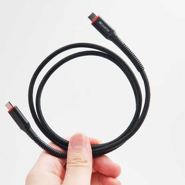 Bcmaster Original Dual Type-C Charging Data Cable MacBook Ctoc Tablet 60W Notebook Pd Fast Charging Cable 2m