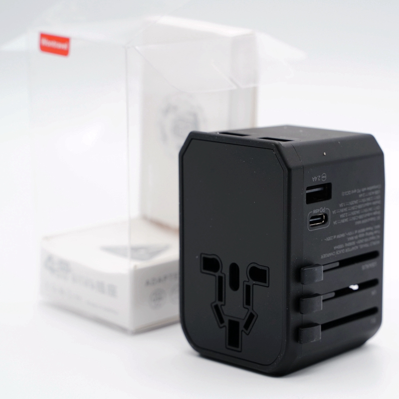 Wontravel ten thousand Brigade 3A1C Quick-charge PD45W travel abroad Conversion sockets L' EyInn Americaniphone12