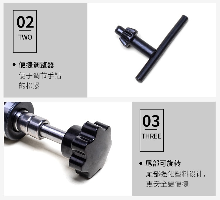 Mini hướng dẫn khoan khoan tay khoan khoan wenwan chế biến gỗ DIY công cụ khoan lỗ khoan xoắn