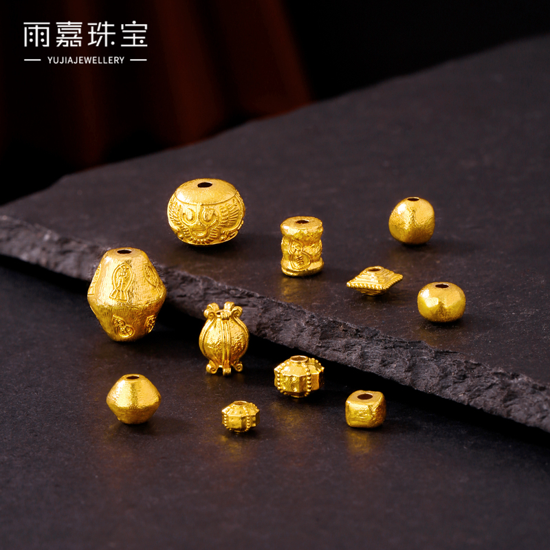 18K Gold Ancient Method Gold Square Abacus Beads, Irregular Beads, Flying Saucer Beads, Barrel Beads, Lantern Beads, Spacer Beads, Jewelry Bracelet DIY Accessories 18K Gold Ancient Method Gold Square Abacus Beads, Irregular Beads, Flying Saucer Beads, Barrel Beads, Lantern Beads, Spacer Beads, Jewelry Bracelet DIY Accessories